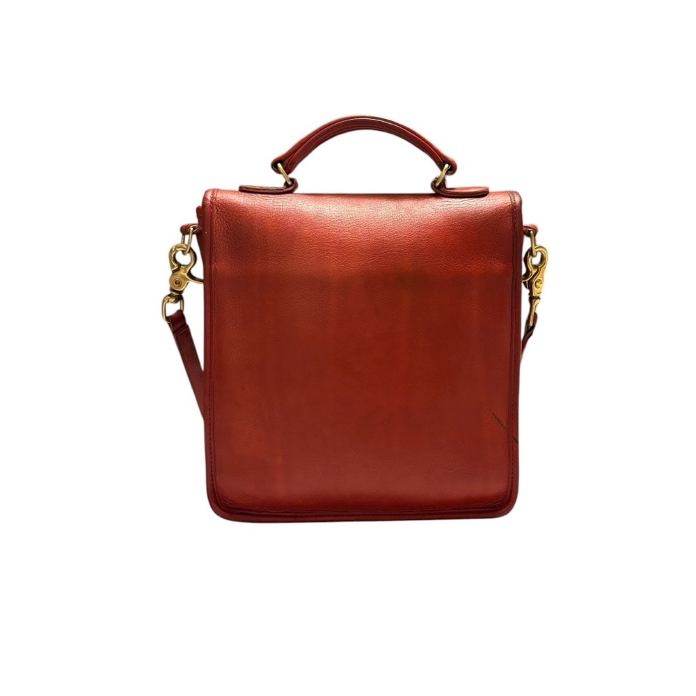Coach | Vintage Red Station Bag 5130 | USA Made | Crossbody Satchel - Picture 2 of 16